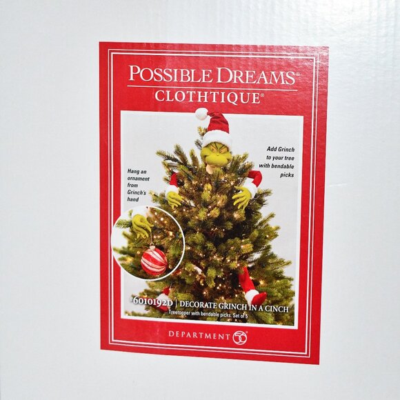 Dept 56 Grinch Possible Dreams - Decorate Grinch Set of 5 #6010192D  Details: Gr - Picture 1 of 3
